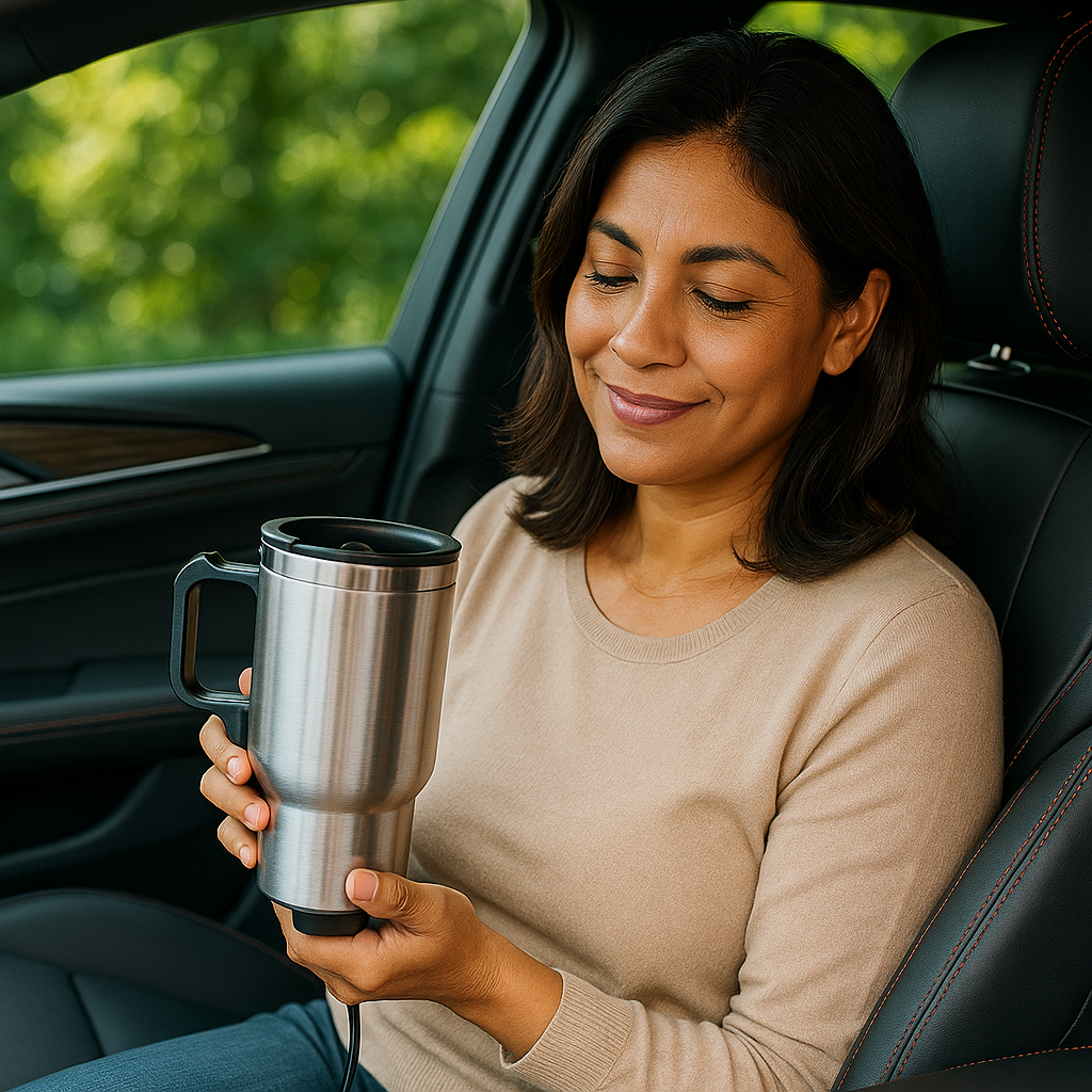 Taza Calentadora Eléctrica para Auto 🚗🔥
